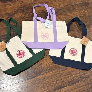 3 LARGE 2025/2026 Limited Edition Trader Joe's Tote Bags (1 of each)